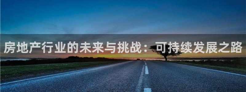 新宝5总代：房地产行业的未来与挑战：可持续发展之路