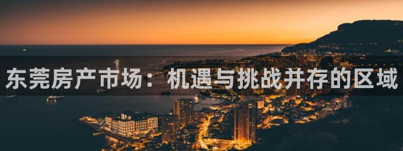 新宝5平台注册：东莞房产市场：机遇与挑战并存的区域