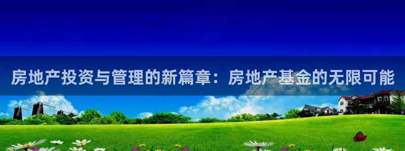 新宝新5：房地产投资与管理的新篇章：房地产基金的无限可能