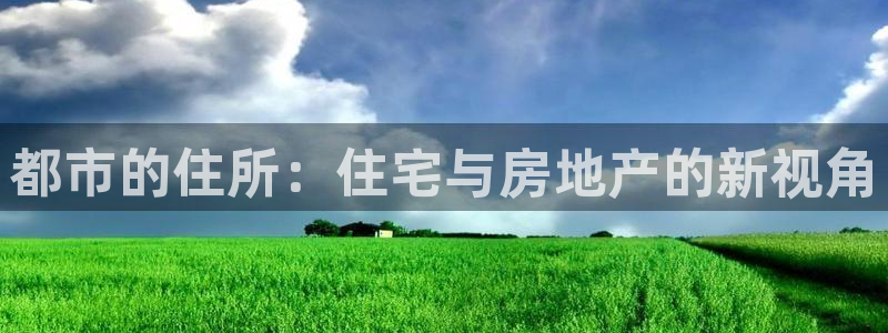 新宝5代理注册：都市的住所：住宅与房地产的新视角