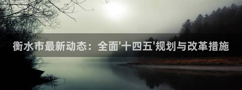 新宝cR一5：衡水市最新动态：全面\'十四五\'规划与改革措