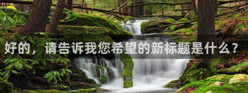 新宝5官网app：好的，请告诉我您希望的新标题是什么？