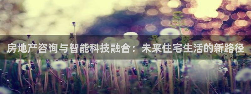 新宝5下载到桌面：房地产咨询与智能科技融合：未来住宅生活的新
