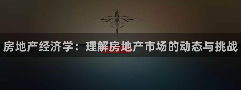 新宝5娱乐注册：房地产经济学：理解房地产市场的动态与挑战